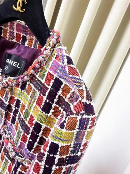 Chanel 23A colorful tweed jacket