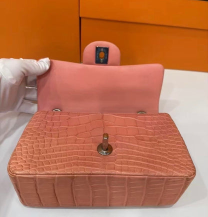 Chanel matte Alligator mini Flap Bag