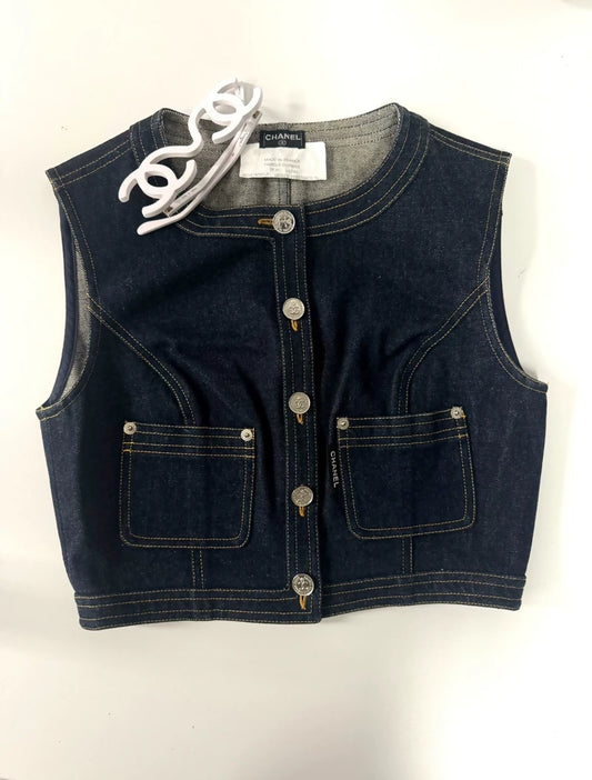 Chanel Vintage 97P denim vest