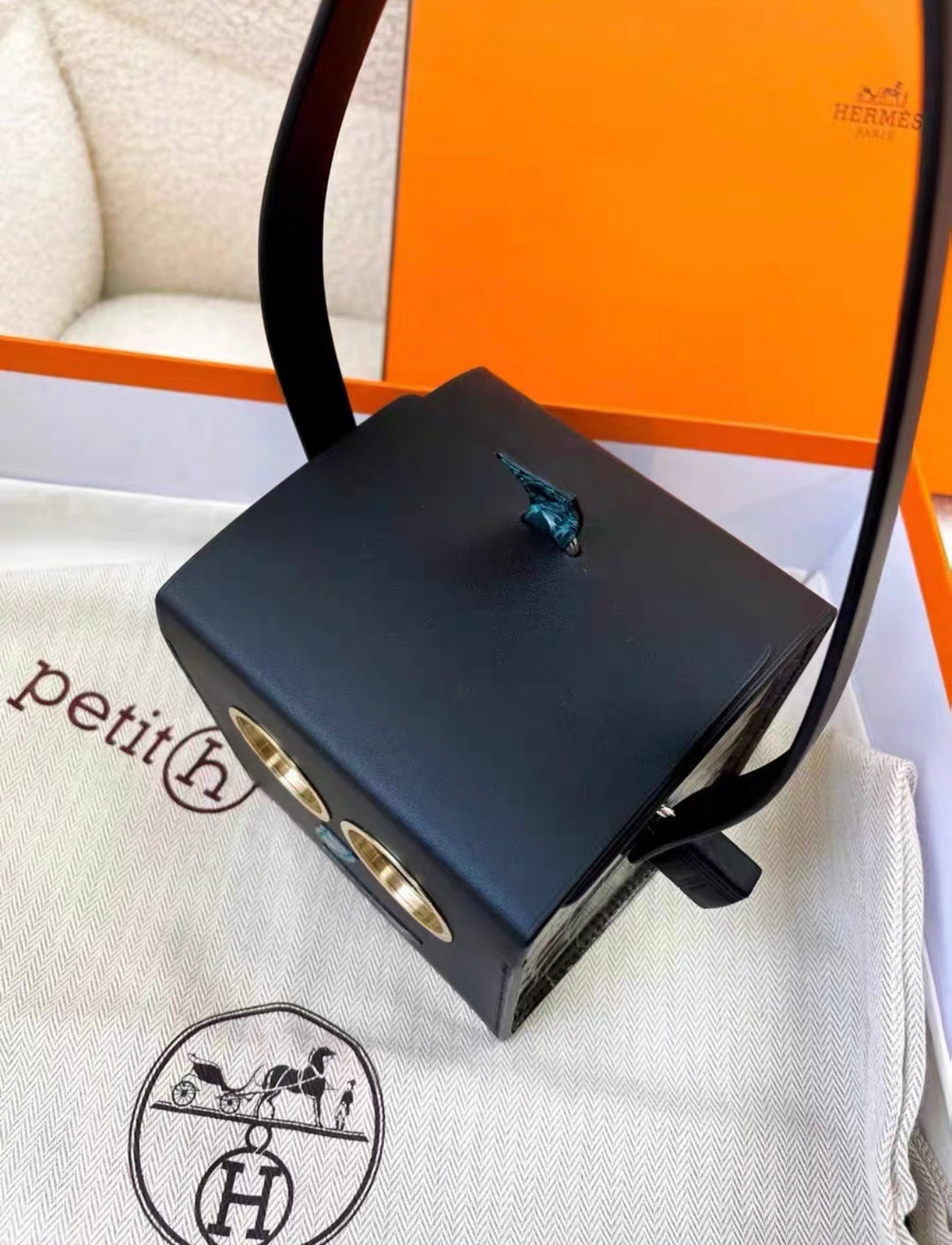 HERMES PETIT H LIMITED EDITION ROBOT HANDBAG