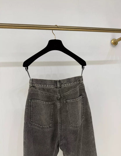 Chanel 23C grey jeans