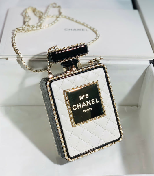 Chanel Quilted Leather Perfume Bottle Minaudière – Spring/Summer 2022