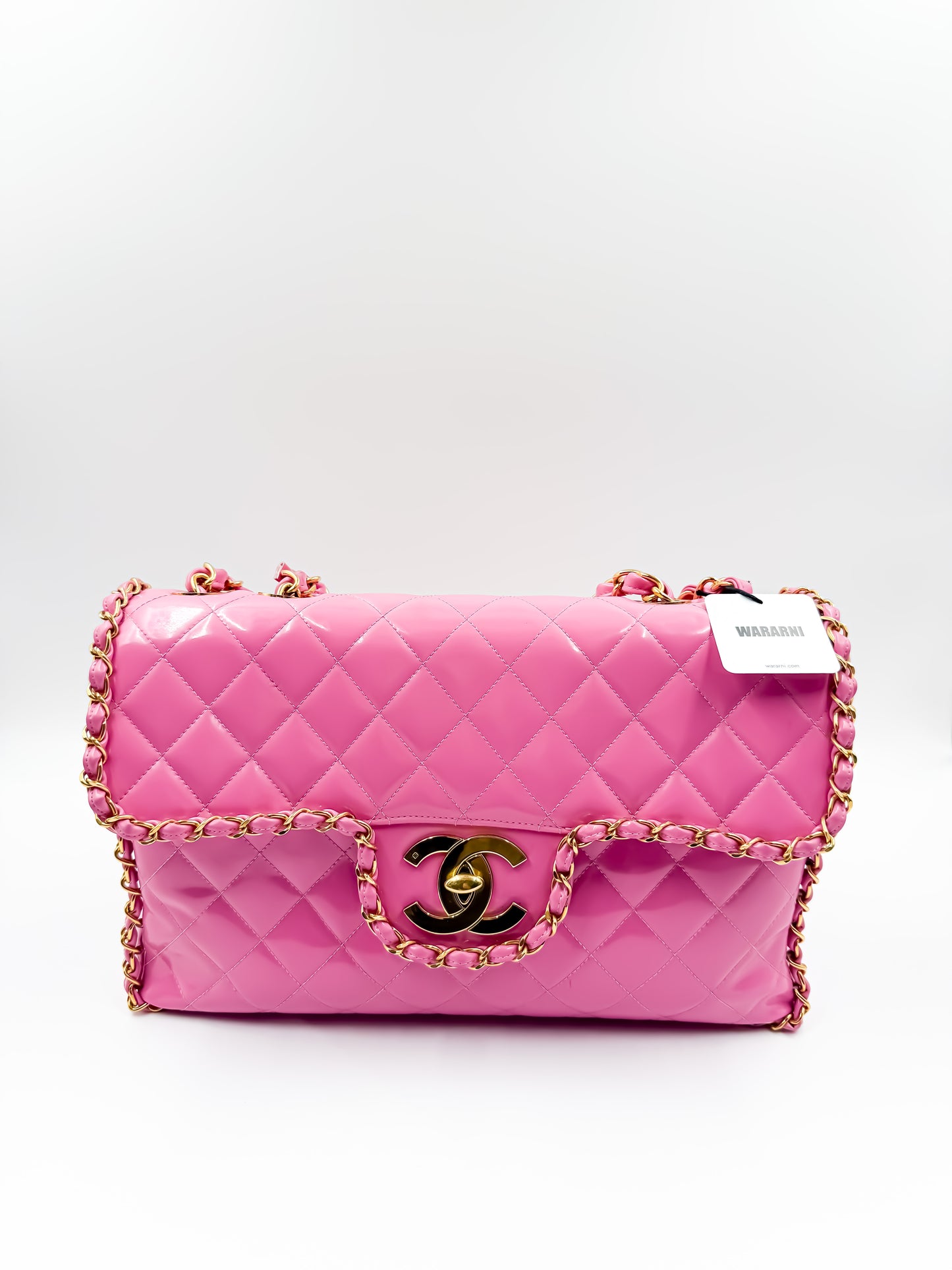 Chanel 1995 Spring/Summer Barbie Collection Pink Maxi Flap Bag