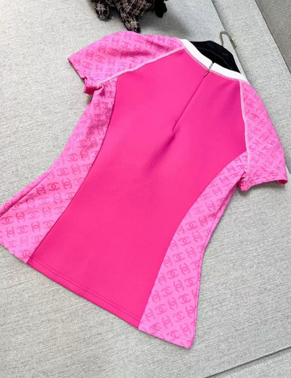 Chanel 24C pink top