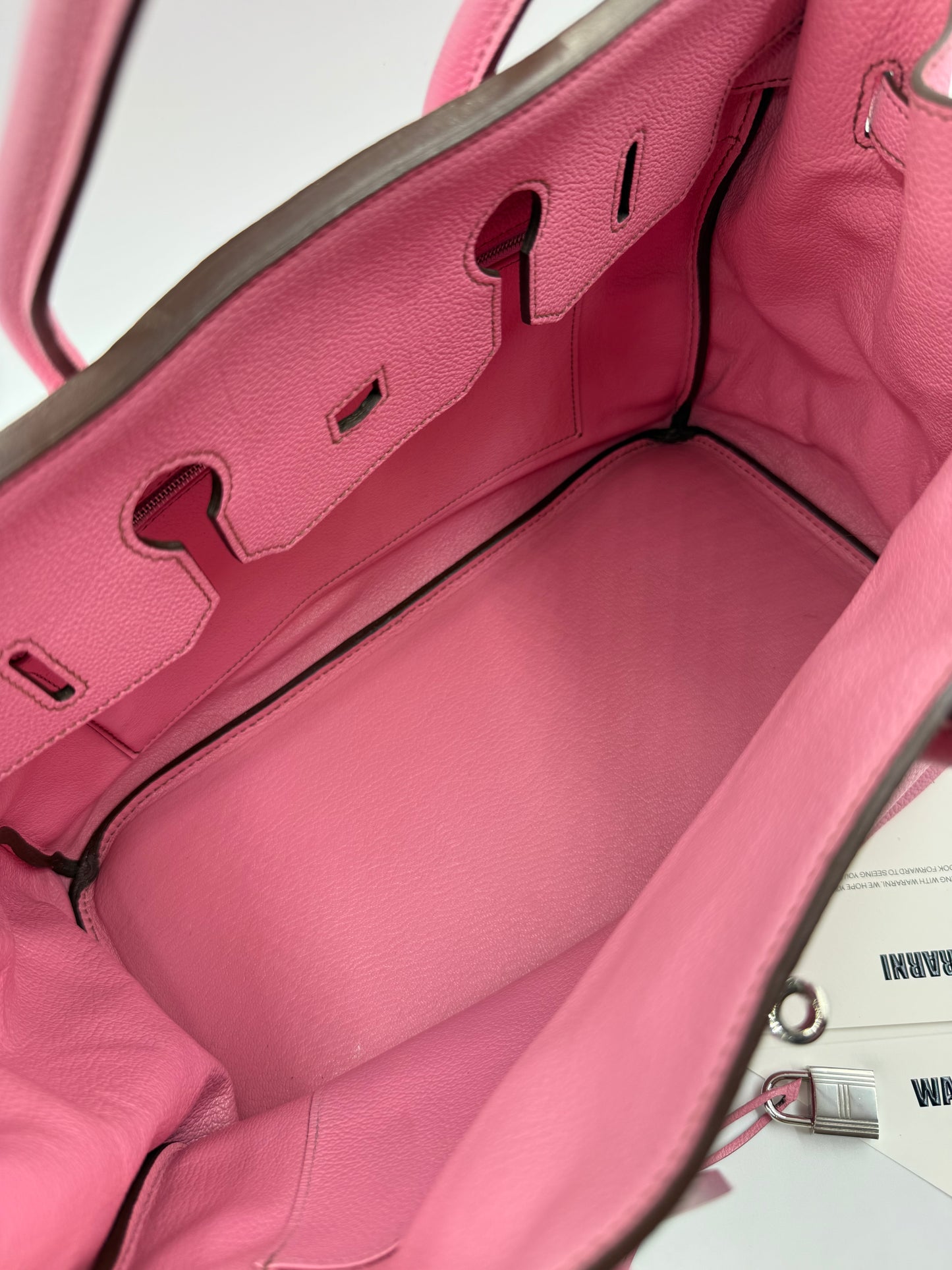 Hermès Birkin 35 Bubblegum Pink Togo Leather Palladium Hardware
