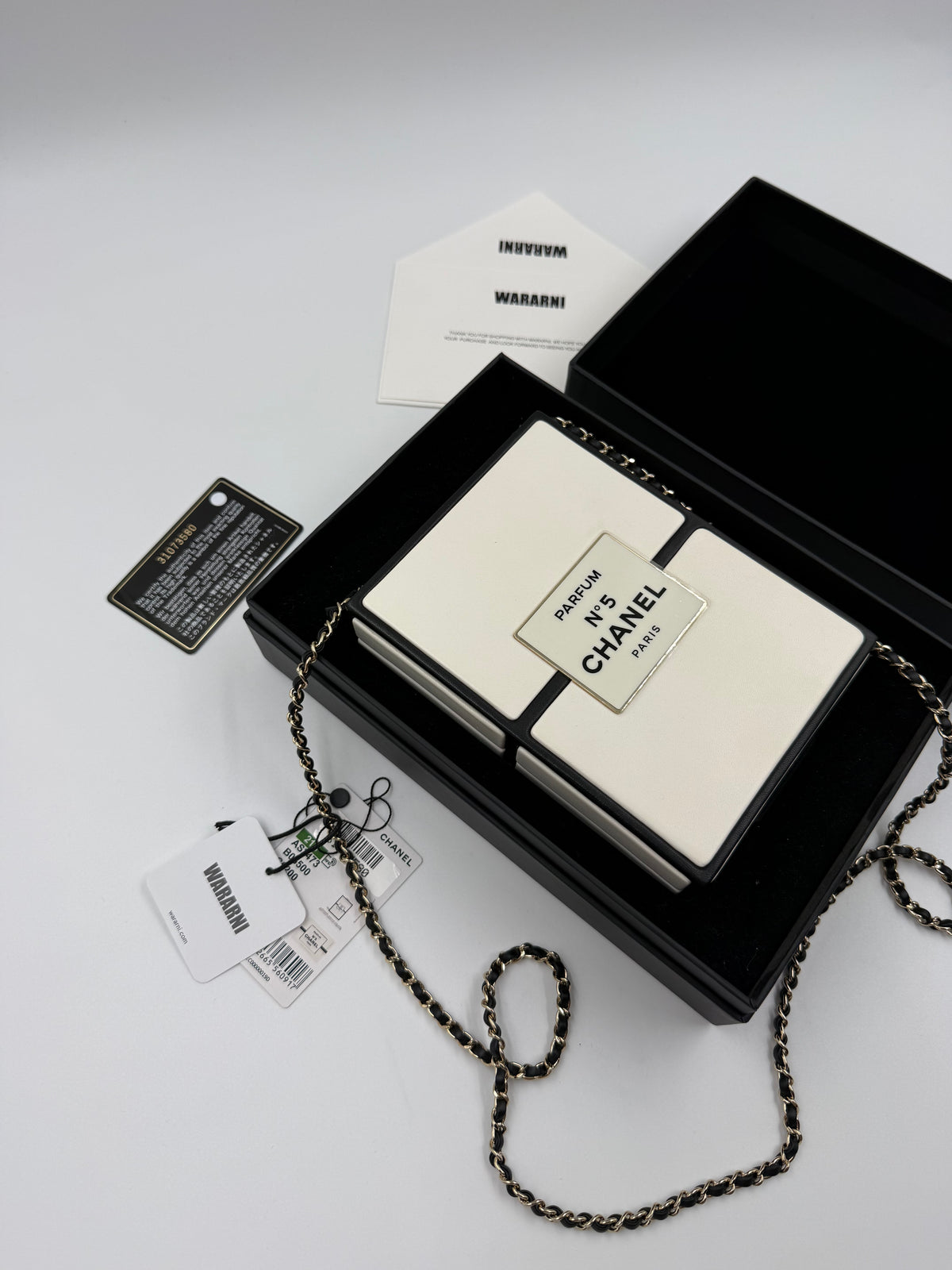 Chanel No.5 Perfume Box Minaudière Clutch Bag 2021