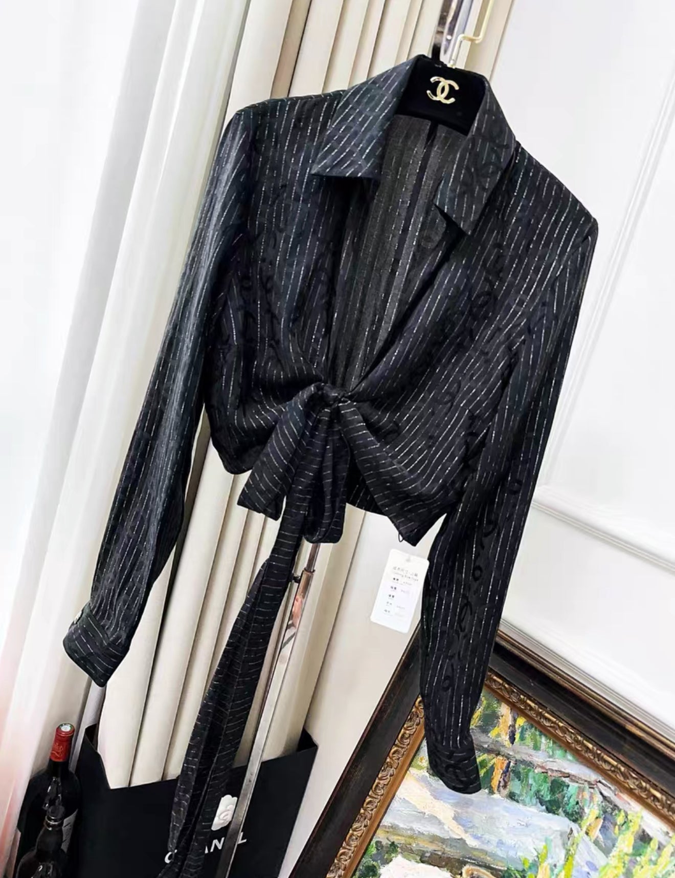 Chanel 23P Black shirt