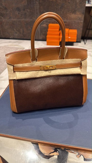 Hermes Birkin 30 Original Horse Hair 
It’s a runway show piece