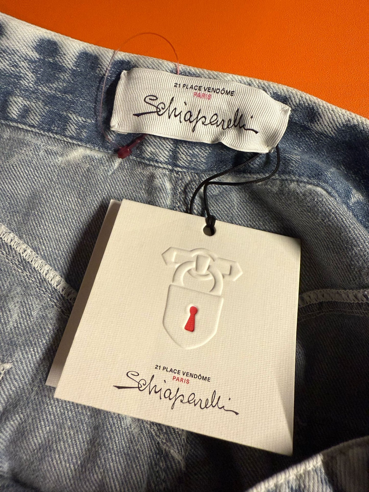 Schiaparelli DENIM COWBOY PANTS size 38