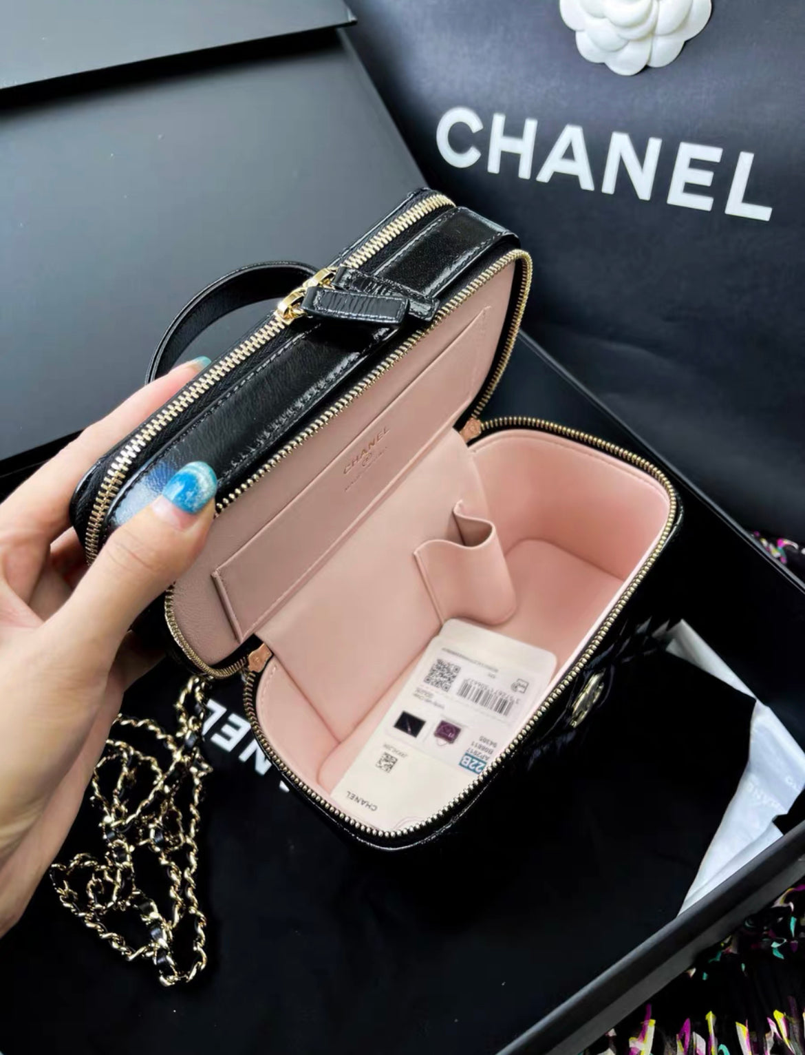 Chanel 22B double decker vanity case