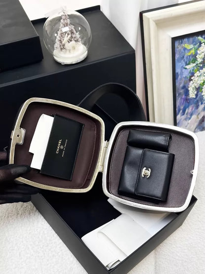 Chanel 22S black make up evening bag