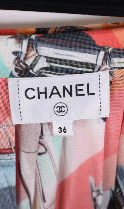 Chanel 17C Runway Multicolore Skirt