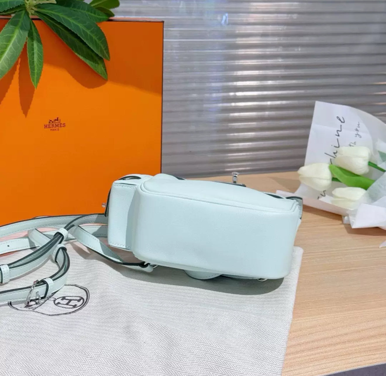 Hermès Kelly Jump Backpack Vert Peppermint Swift - Wararni