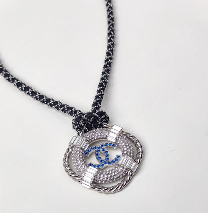 Chanel 19C Double C Diamond-set Lifebuoy Necklace