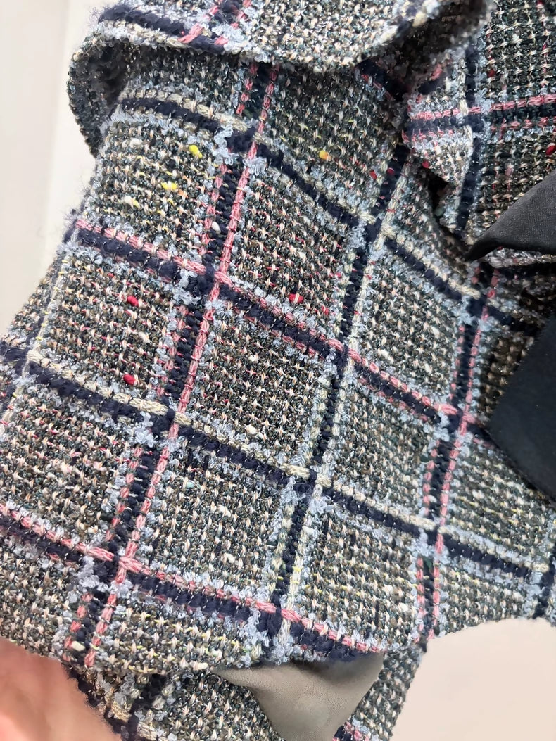 Chanel 20C tweed bow brooch top