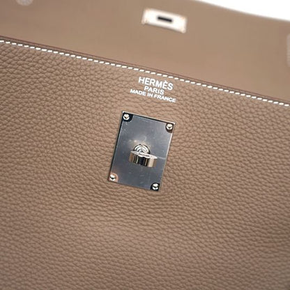 Hermes Etoupe Voyage Kelly 50 Bag