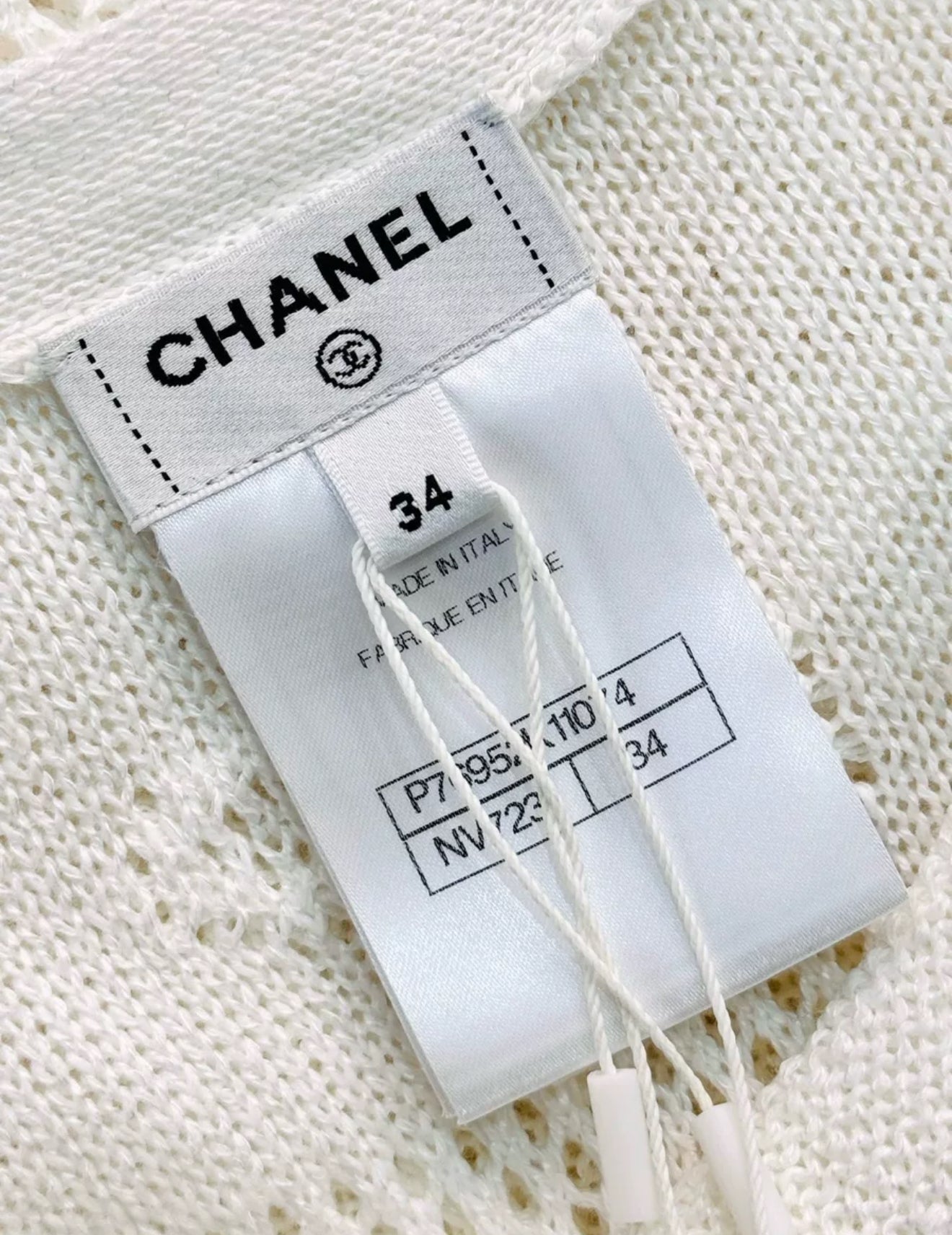 Chanel 24P White silk Knit Dress – Wararni.com