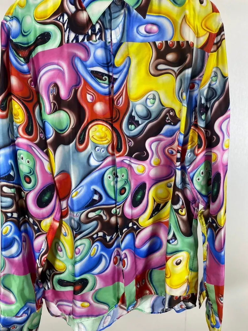 Dior colorful silk shirt