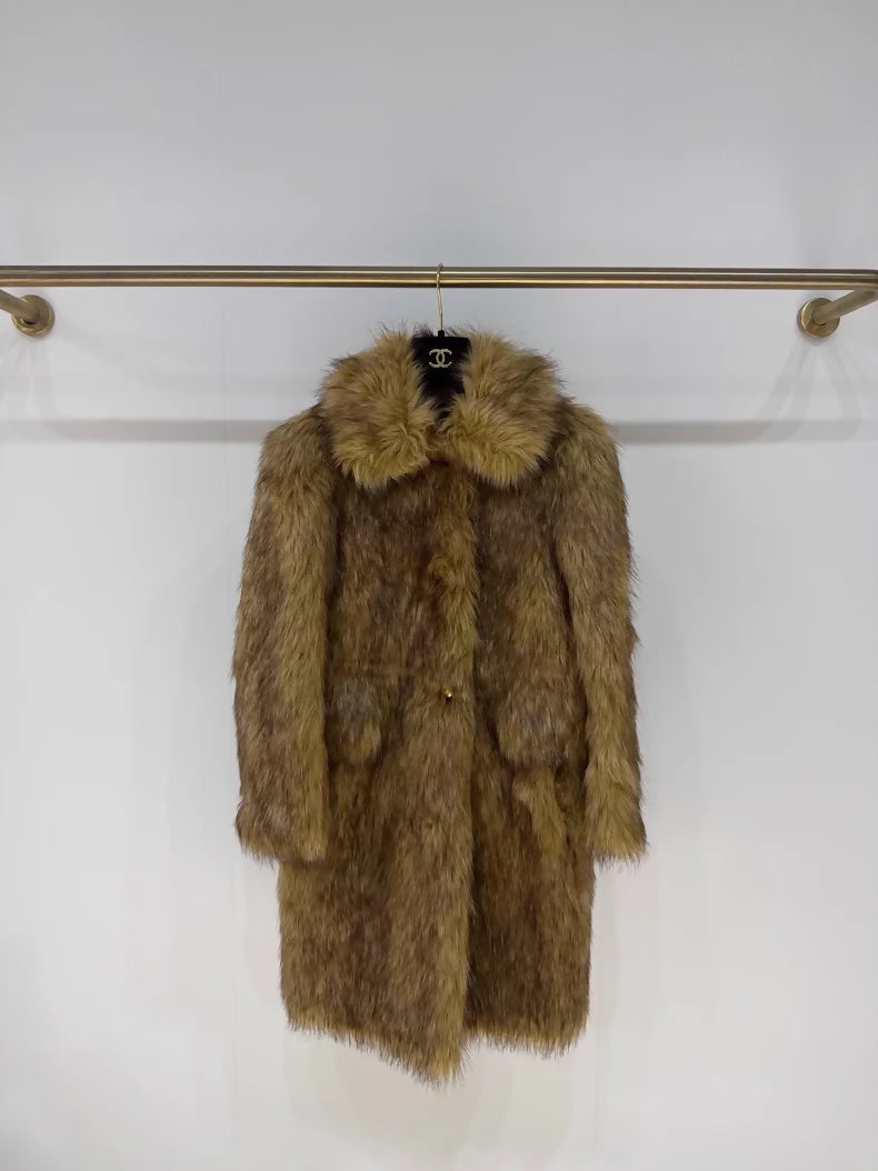 Prada Fall/Winter 2025 Eco-friendly Fur Coat