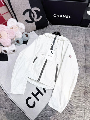 Moncler 26ss off-white hooded jacket