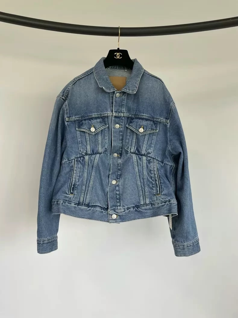Balenciaga blue denim jacket