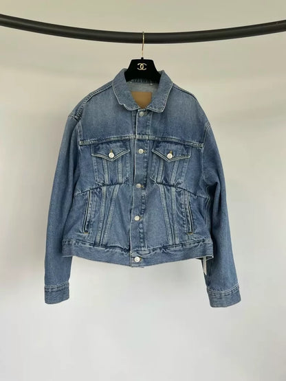 Balenciaga blue denim jacket
