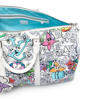 Louis Vuitton Comic Book Monogram Canvas Keepall Bandoulière 50