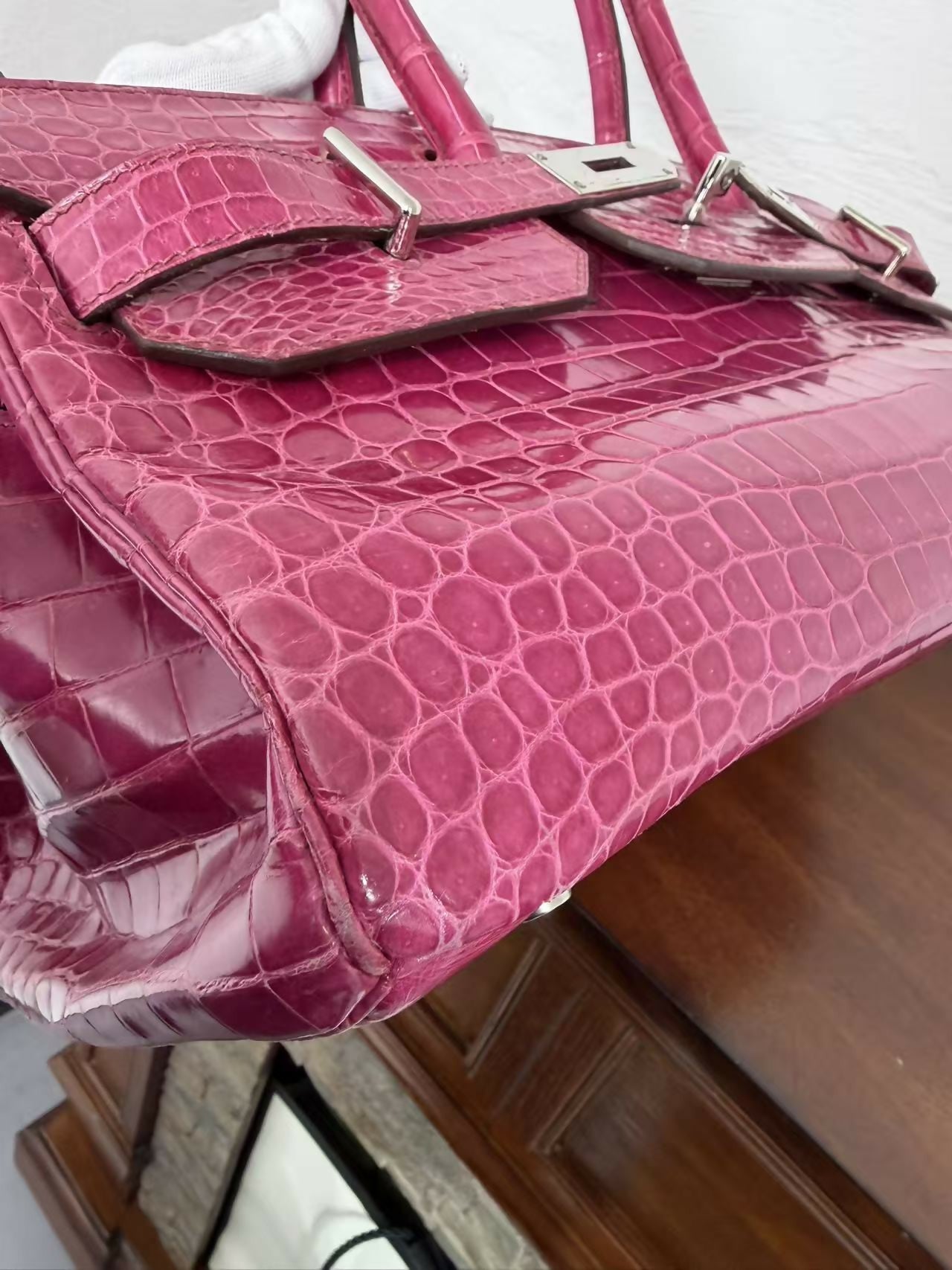 Hermes Vintage Birkin shoulder J7 Pink