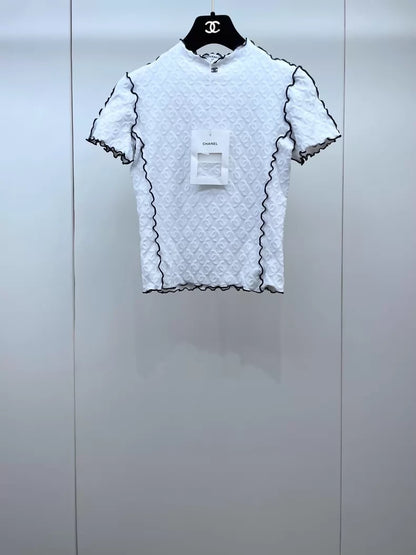 Chanel 25s white & black T-shirt
