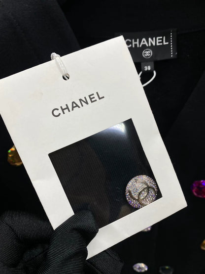 Chanel 21K black cardigan