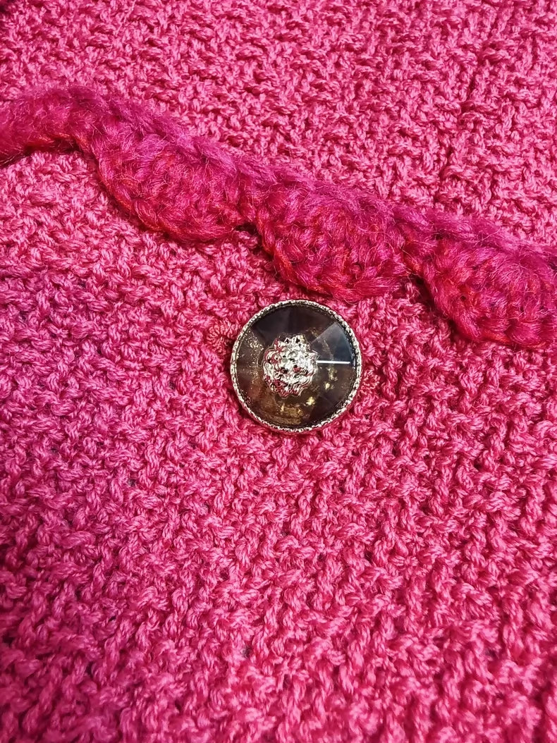 Chanel 24A rose pink vest