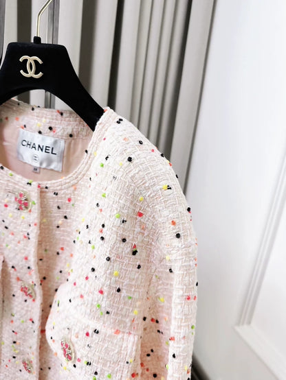 Chanel 19B pink jacket