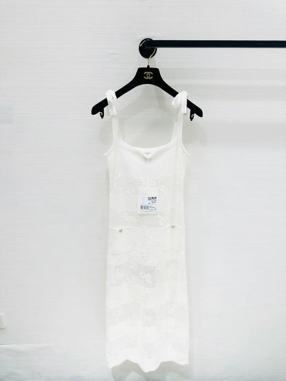 Chanel 24P white dress