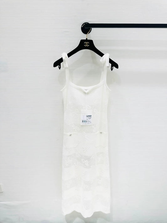 Chanel 24P white dress