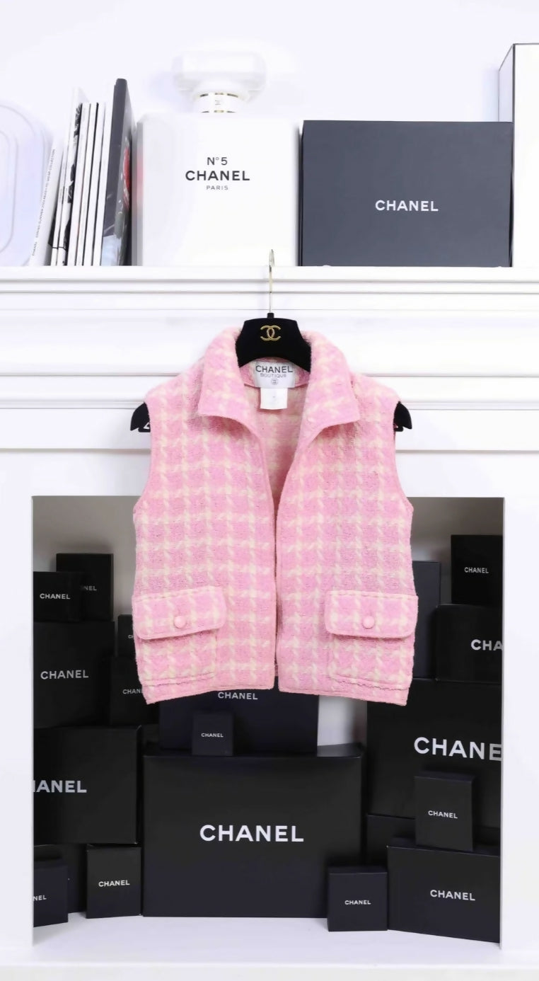 Chanel 1996 Pink Vest