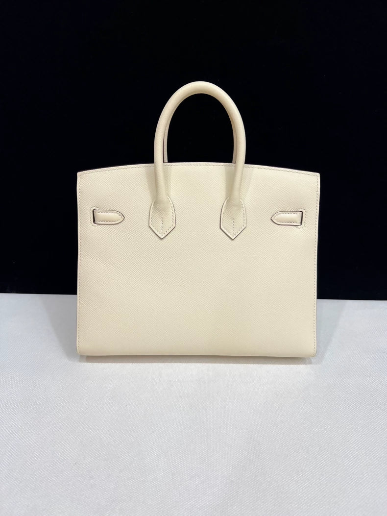 Hermes Birkin 25 sellier crai Epsom leather Gold hardware