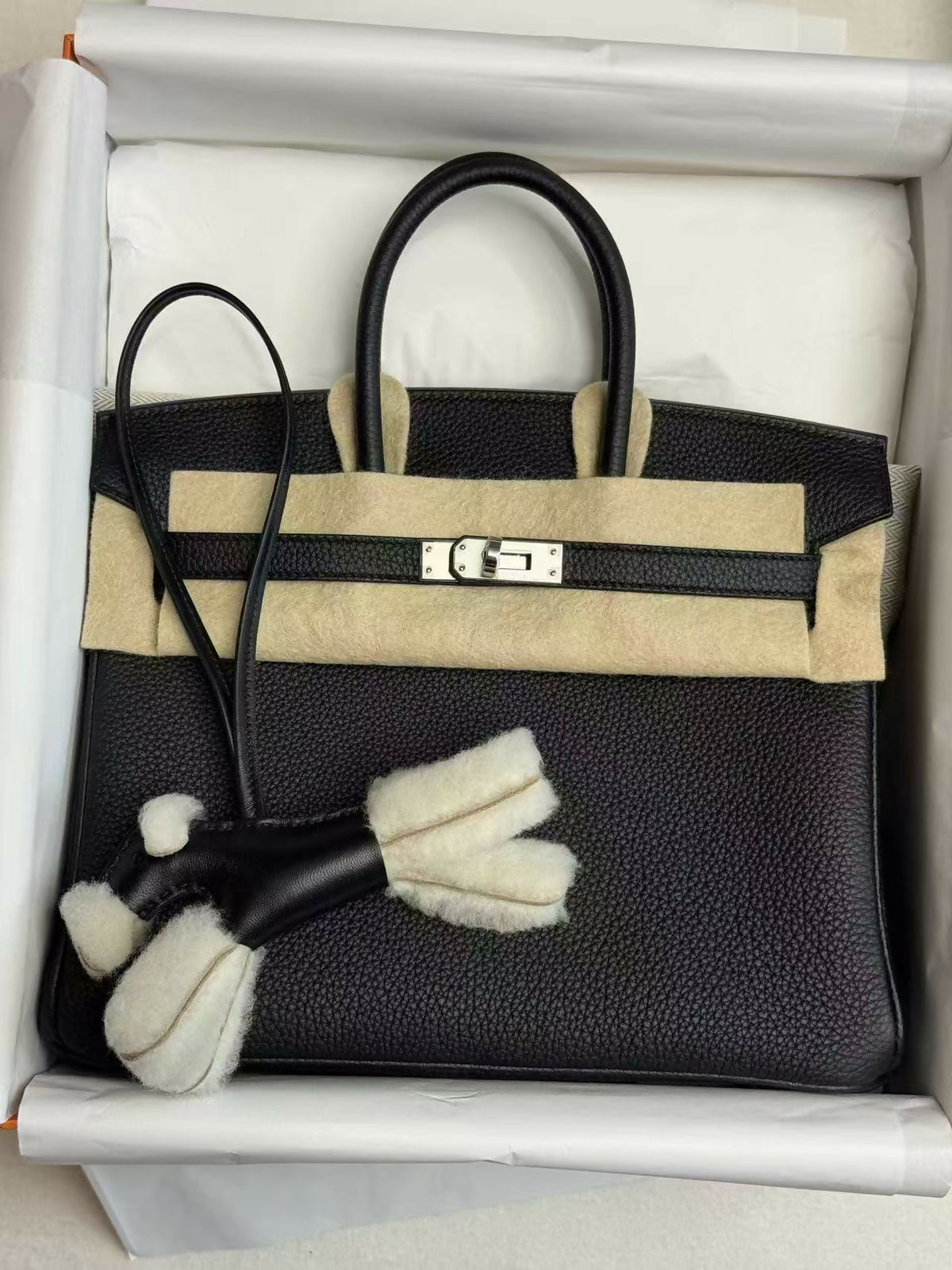Hermès Birkin 30 Noir / Black Togo Leather with Palladium Hardware