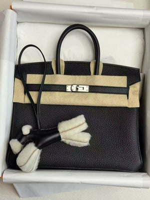 Hermès Birkin 30 Noir / Black Togo Leather with Palladium Hardware