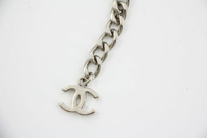 Chanel Vintage 05V Metal Silver Chain Waist Chain L98