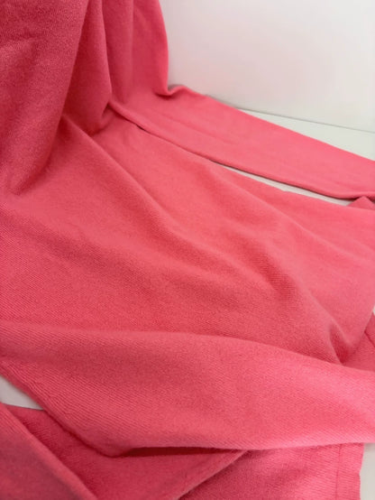 Chanel Watermelon Red Cashmere Turtleneck sweater