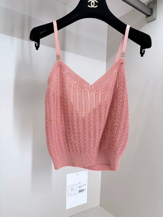 Chanel 21P Orange Pink top