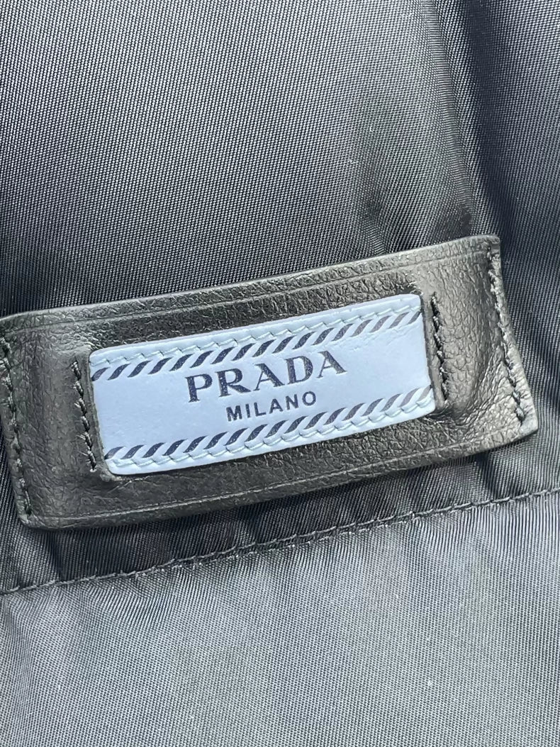 Prada classic black down vest
