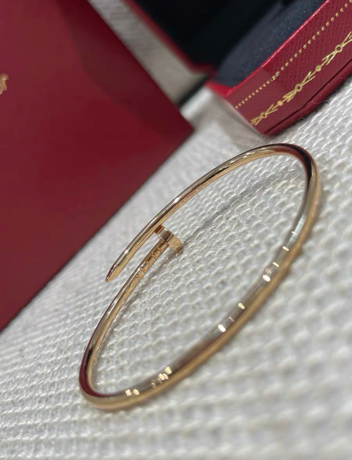 CARTIER Rose Gold Juste un Clou Bracelet size 16