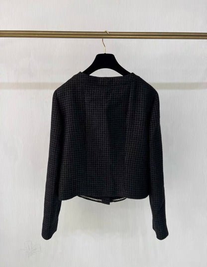 Chanel 24P black jacket size 40