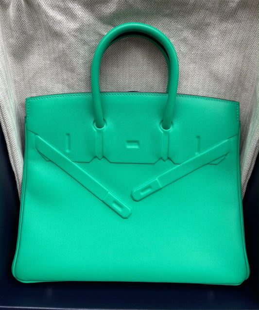 Hermes Birkin 25 menthe shadow