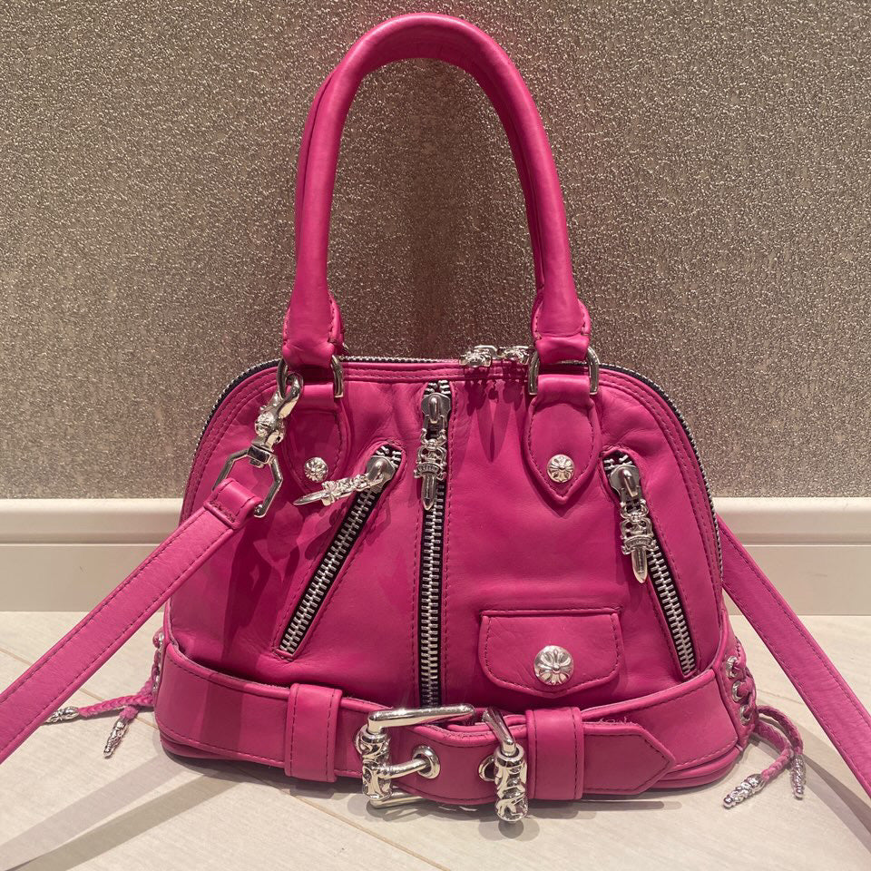 chrome Hearts JJ-Dean pink leather Bag