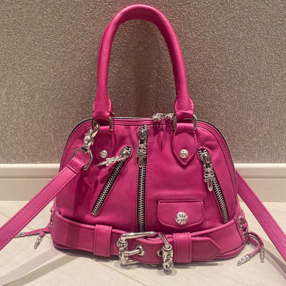 chrome Hearts JJ-Dean pink leather Bag
