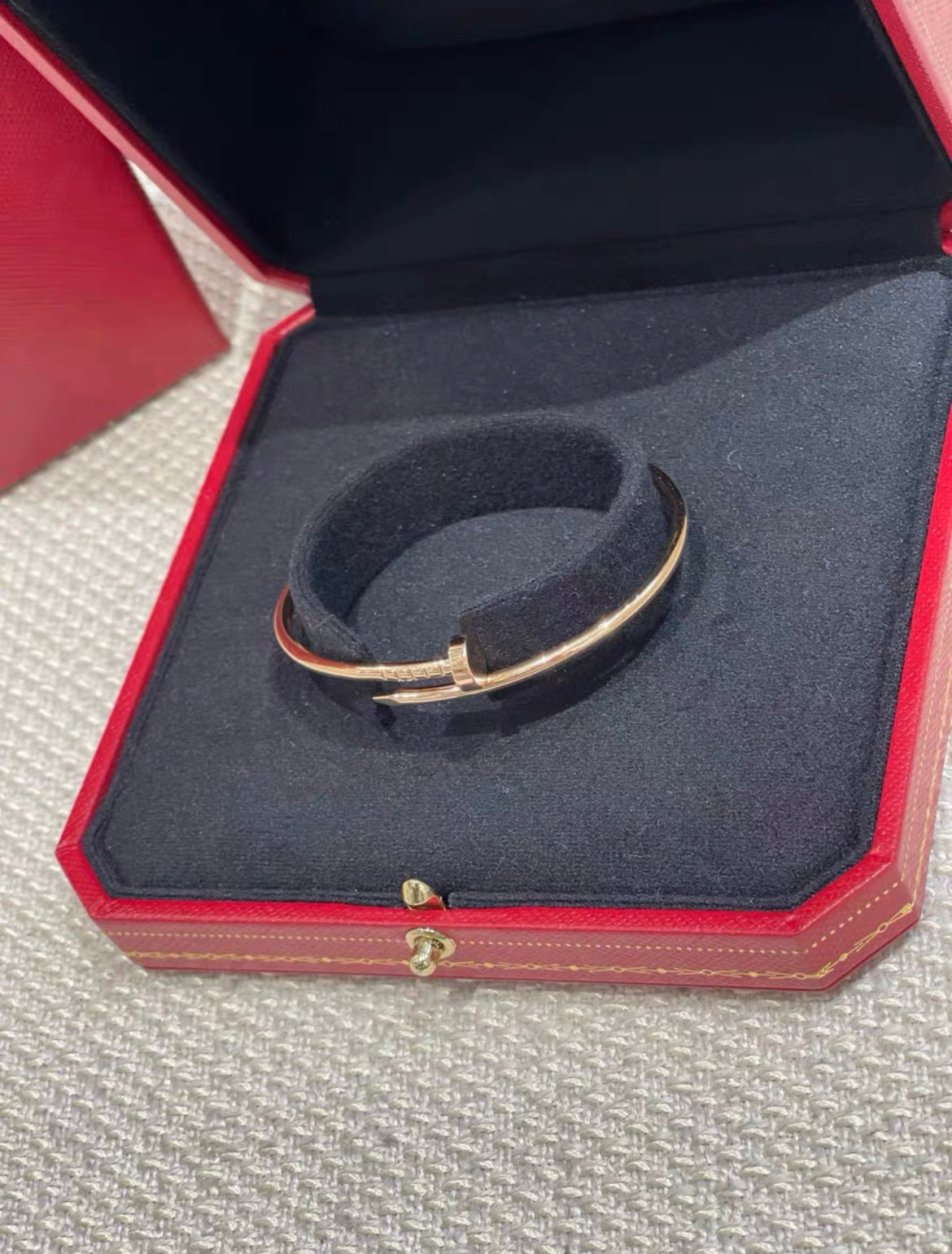 CARTIER Rose Gold Juste un Clou Bracelet size 16