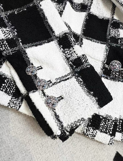 Chanel 24S black & white jacket