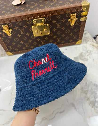 Chanel x Pharrell Capsule Collection Bucket Hat Blue S size